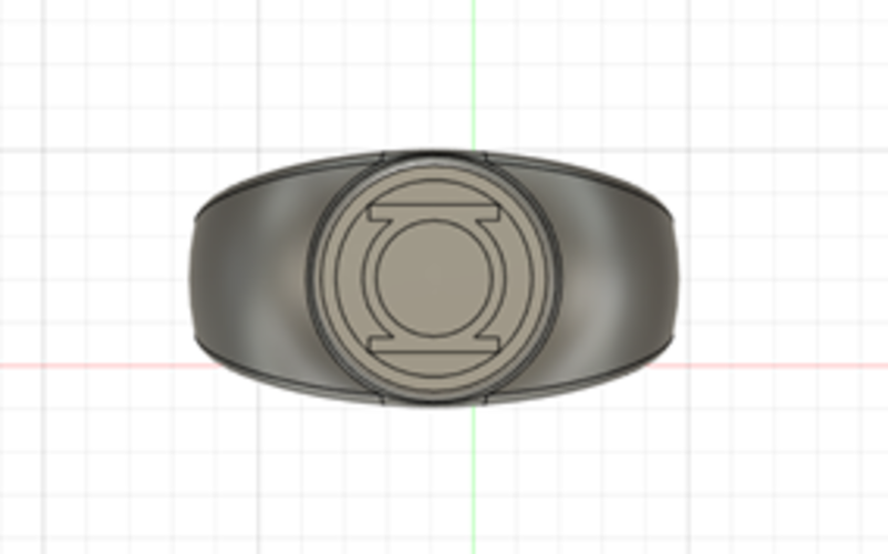 Green Lantern Ring 3D Print 399497