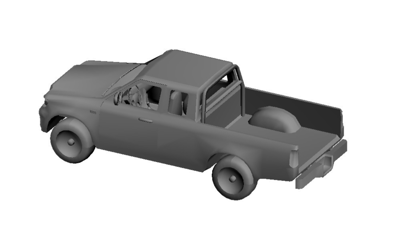 car concept-pickup 3D Print 399506