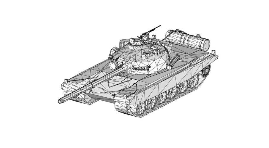 tank T-72 3D Print 399520