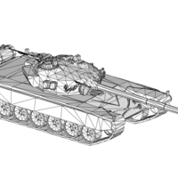 tank T-72 - Thumbnail 2