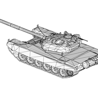 tank T-72 - Thumbnail 4