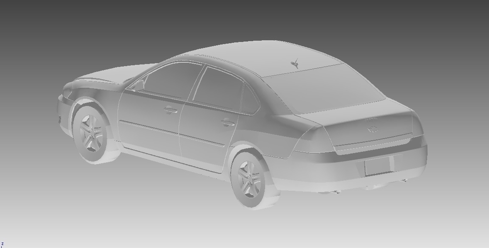 Car concept- CHEVROLET IMPALA 3D Print 399530