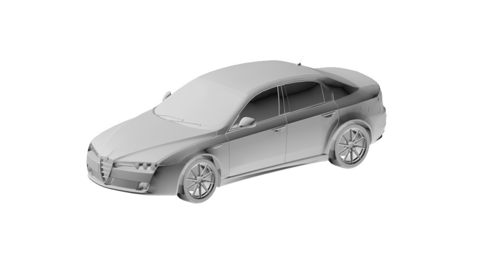 car concept-alfa romeo 3D Print 399532