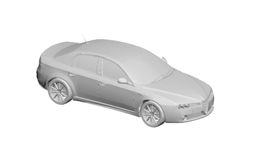 car concept-alfa romeo 3D Print 399533