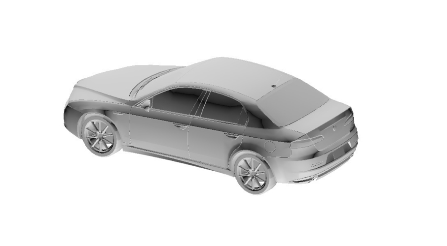 car concept-alfa romeo 3D Print 399535