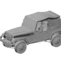 Small car concept-jeep wrangler 3D Printing 399536