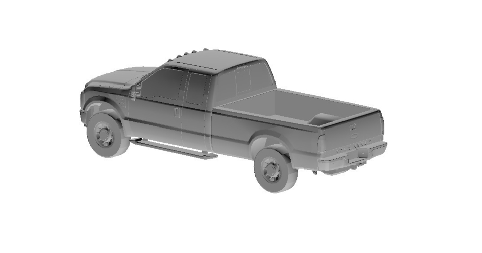 car concept-ford f-350 3D Print 399543