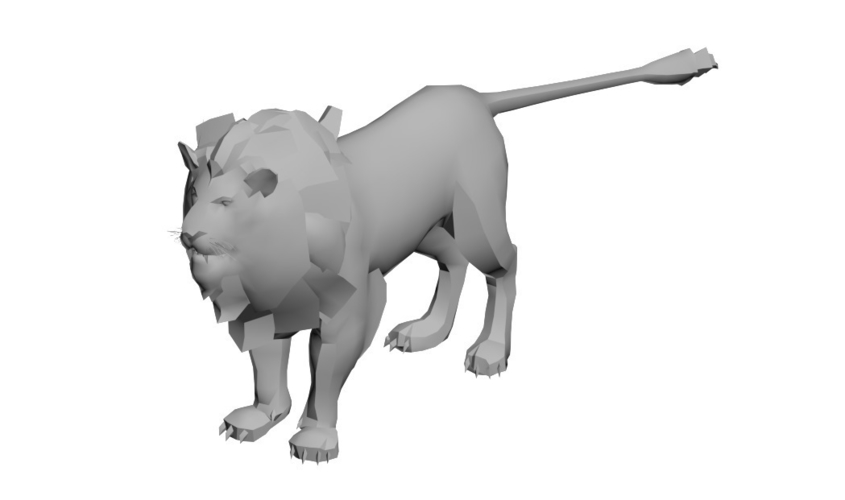 lion-male 3D Print 399548