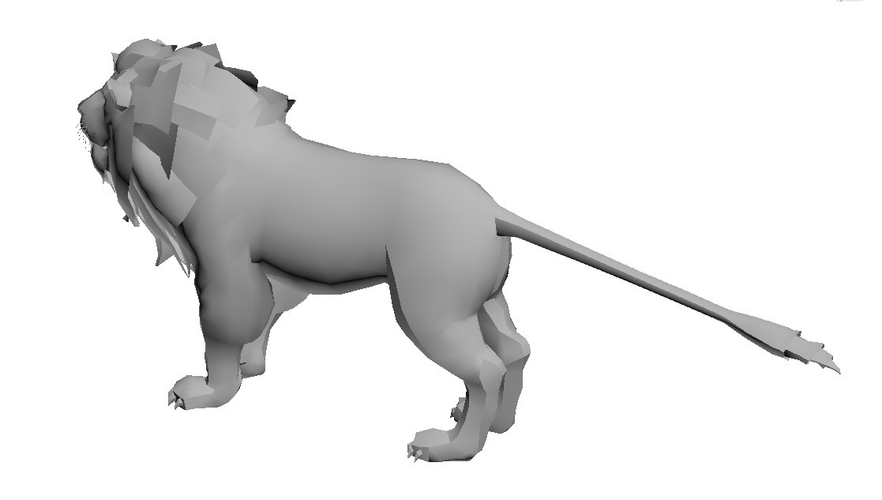 lion-male 3D Print 399551