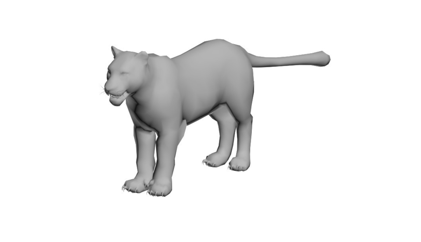 lion-female 3D Print 399552