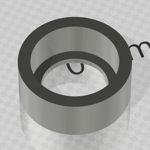 10mm button ring  3D Print 399643