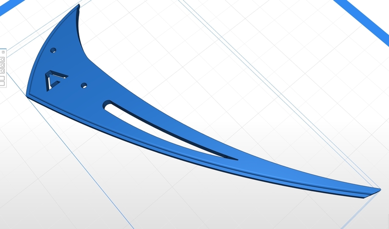 Align 500x vertical stabilizer