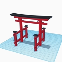 Small Torii gate 3D Printing 399739