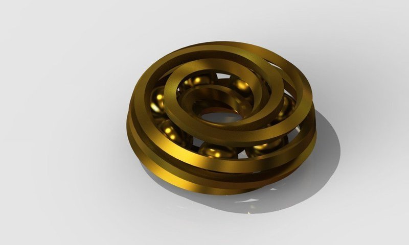 Spiral donut toy 1