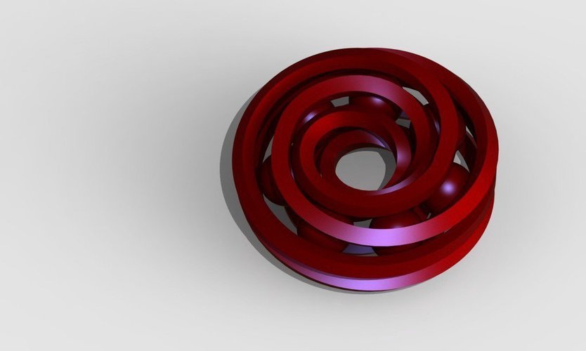 Spiral donut toy 1 3D Print 39978