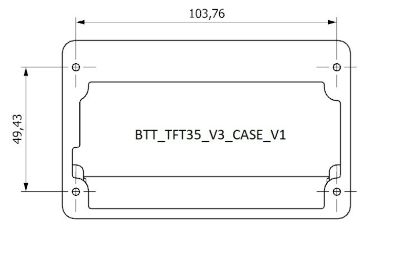 Screen housing for BTT TFT35 V3 3D Print 399823