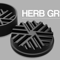 Small Herb grinder 3D Printing 399874