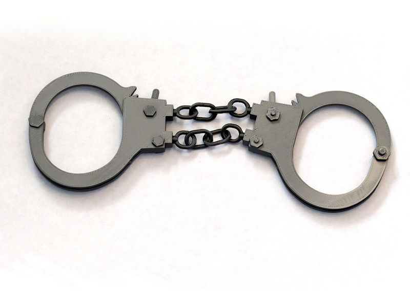 Keyless Toy Handcuffs – Fully Printable