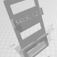 Small Soporte Celular Samsung ( Tamaño J7) 3D Printing 400046