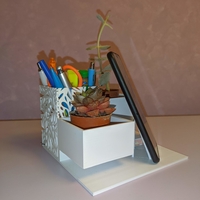Desktop Organizer Leaves pattern - Thumbnail 2