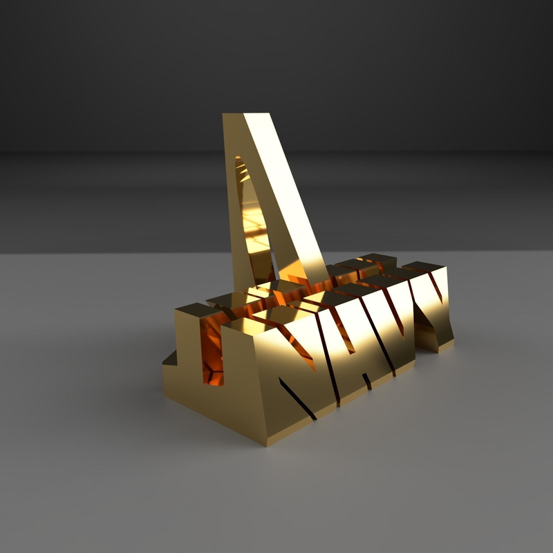 Simple NAVY phone stand