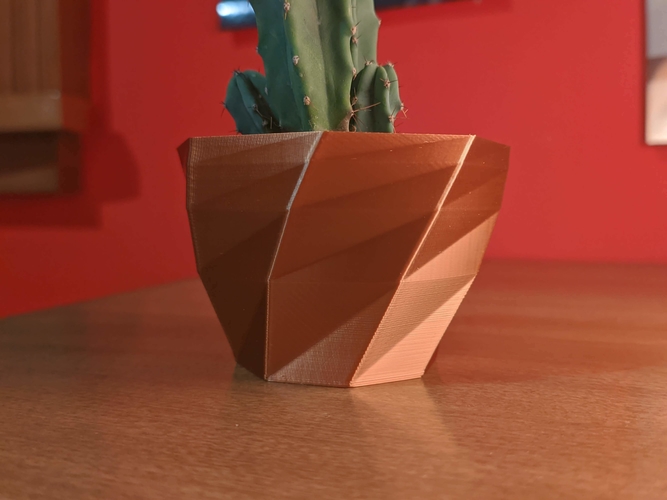 Low poly vase planter 3D Print 400201