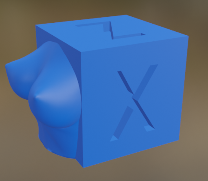 XYZ calibration Boob cube