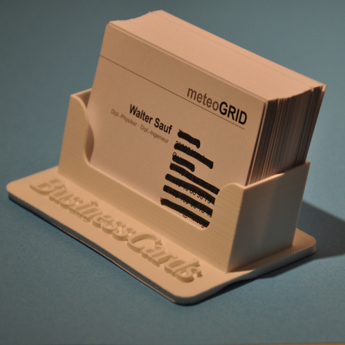 Business Cards Stands (horizontal) 3D Print 400415