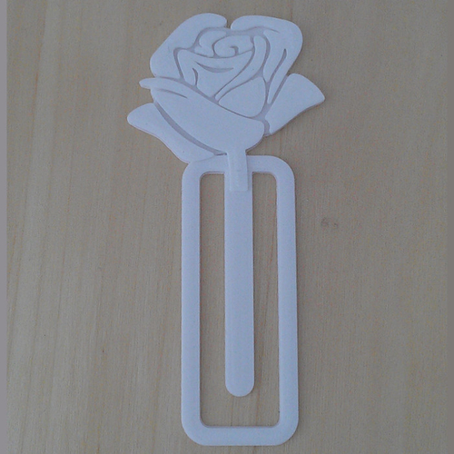 Paper Clip Rose 3D Print 400420
