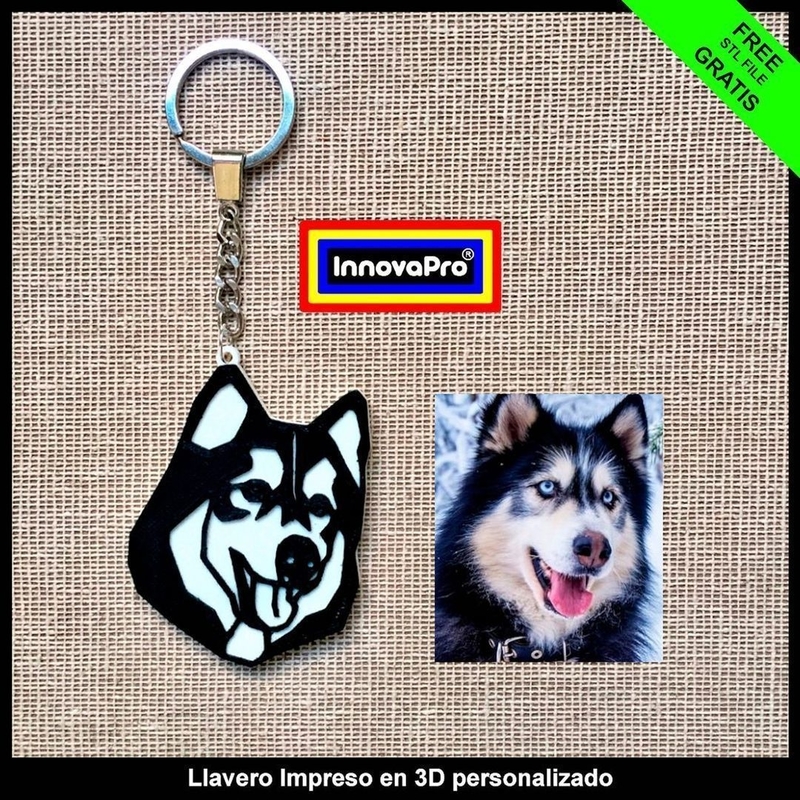 Husky Keychain
