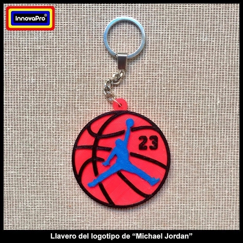 Michael Jordan Keychain 3D Print 400444