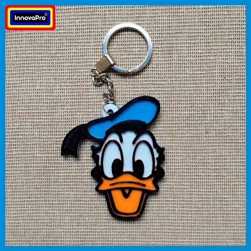 1/4 Donald Duck Keychain
