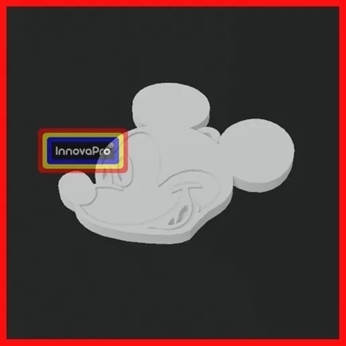 4/4 Mickey Mouse Keychain 3D Print 400463