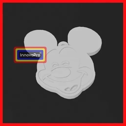 2/4 Mickey Mouse Keychain 3D Print 400467
