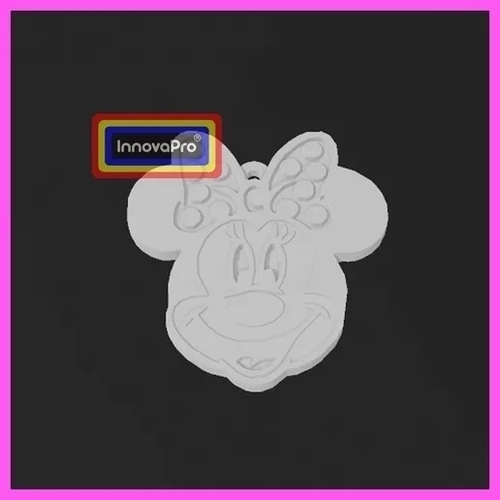 Minnie Keychain 3D Print 400473