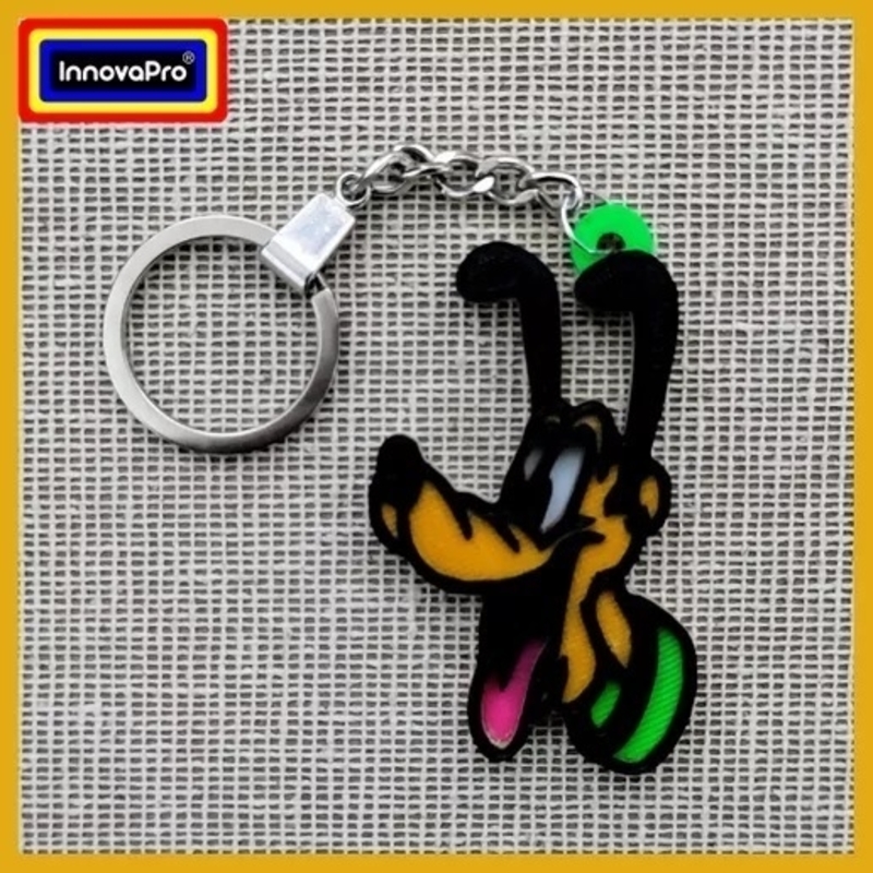 1/2 Pluto Keychain