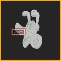 1/2 Pluto Keychain - Thumbnail 2