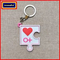 2/4 Female Puzzle Keychain - Thumbnail 2