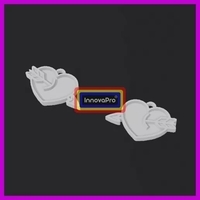 Crossed Heart Earrings - Thumbnail 2