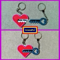 Small Key and Heart Keychain 3D Printing 400501