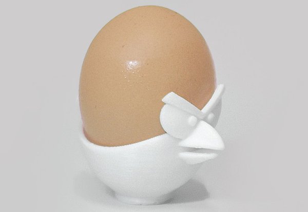 Medium Angry Bird Egg Cup 3D Printing 40054