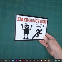 Custom 3D printed signs - Thumbnail 1