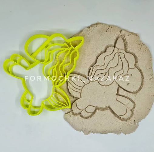 unicorn cookie cutter 3D Print 400571