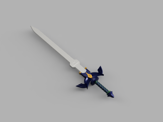 SMALL The Master Sword - Legends of Zelda - Breath of the Wild 3D Print 400592