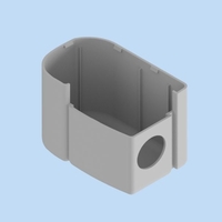 Small Omnistore 5000 left cap 3D Printing 400596