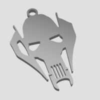 Small General Grievous Head Keychain - Star Wars 3D Printing 400637