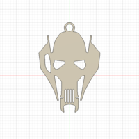 General Grievous Head Keychain - Star Wars - Thumbnail 2
