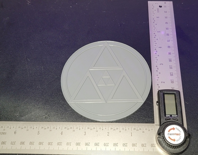 Zelda Triforce Coaster 3D Print 400665