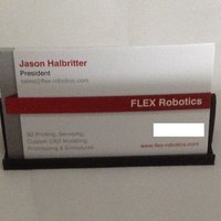 Simple business card stand - Thumbnail 3