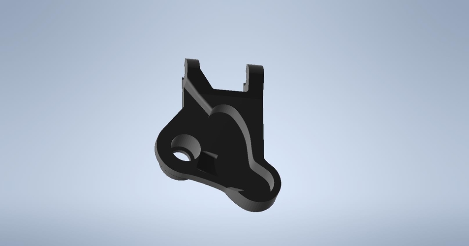 Shimano XT-SLX brake level piston guide left bottom 3D Print 400929
